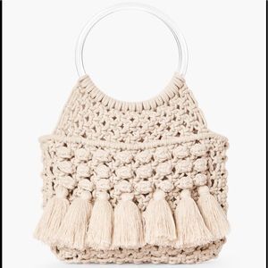 [Brand New Tags] Beach woven Tote Bag with tassels